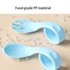 Portable Tableware Sets Antislip Utensils Infant Training Baby Twist Fork Spoon Suit 2Pcs/Set