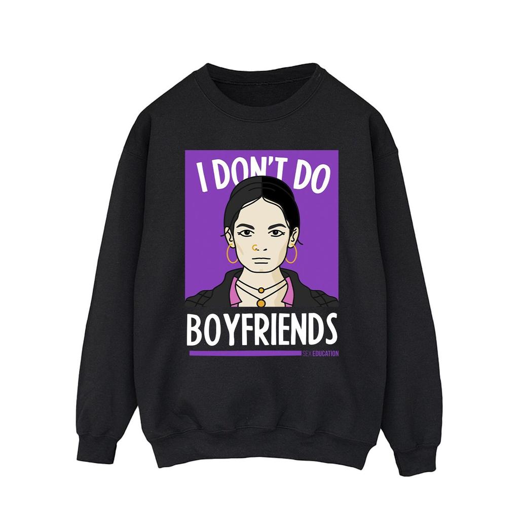 Netflix Mens Sex Education I Don´t Do Boyfriends Sweatshirt
