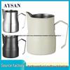 Professional 304 Stainless Steel Latte Art Pitcher - Pointed Spout Milk Frothing Cup for Coffee