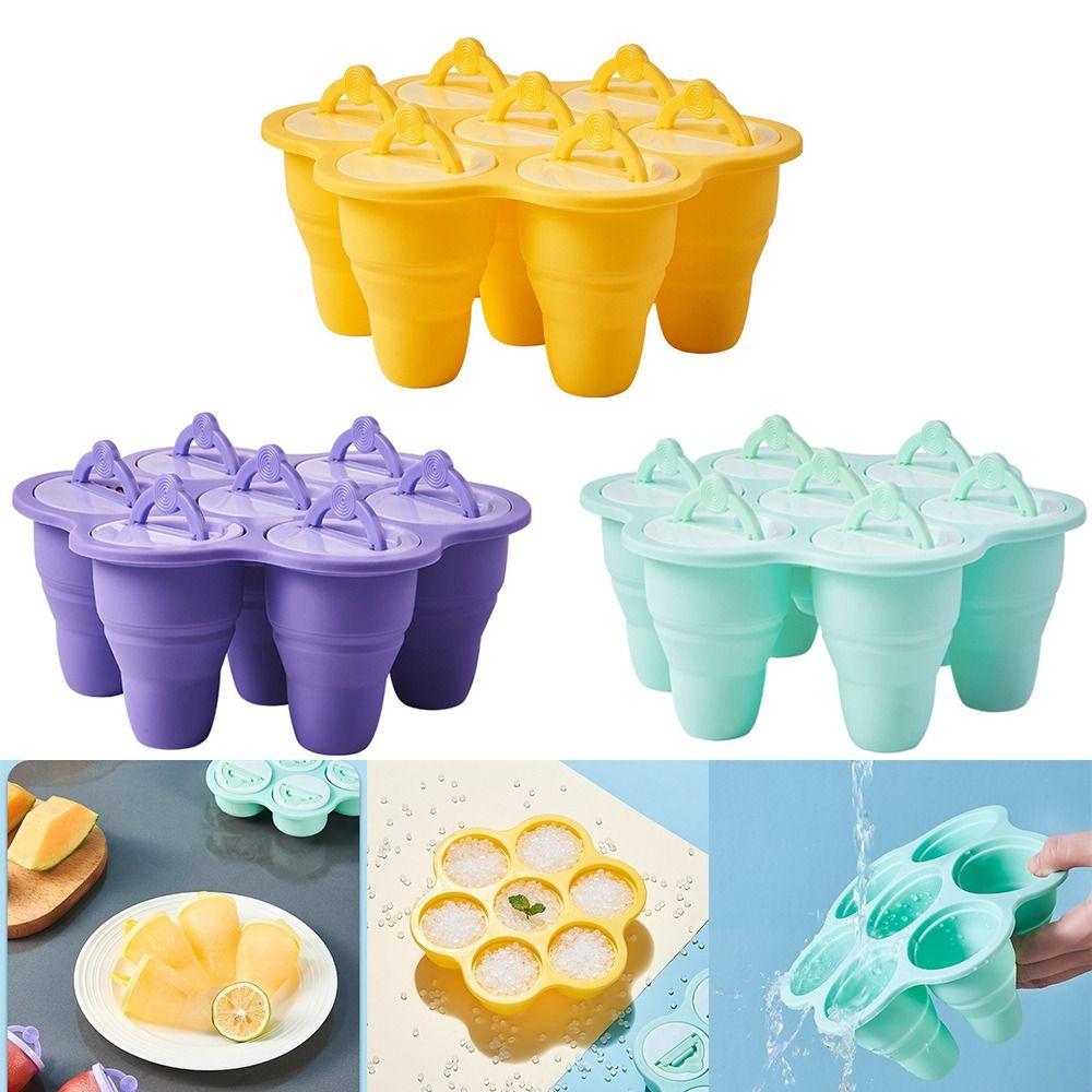 

Фруктовое дерево Бытовая замороженная мороженица Складная форма для мороженого Форма для мороженого Силиконовый лоток