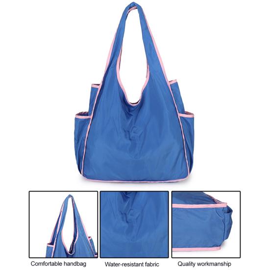 Shopping Bag High-Density Nylon Fabric Lightweight Waterproof Foldable Large Capacity Shopping Tote Travel Shopping Bag