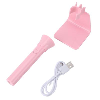 Handliche UV-Lampe für Nägel Mini-Nagellampe Tragbare LED-Nagellampe Wiederaufladbarer Nageltrockner mit 6 Stück