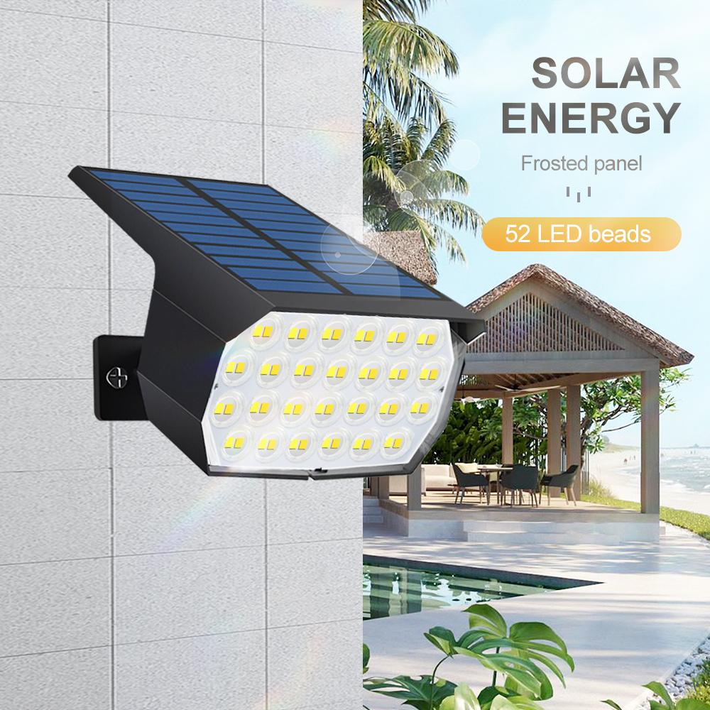 92 LED Solar Lawn Lights Landscape Spotlights Garden Solar Spot Lights Bright Warm/White 2 Lighting Color Adjustable Walkway