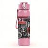 1PC Harley Davidson motorcycle graphic print 750ml colorful plastic sports water bottle leakproof pop up lid with straw for outdoor work home use