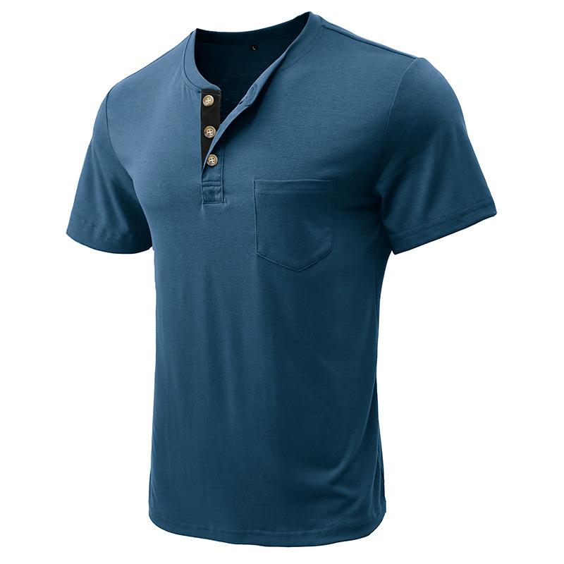 

Мужские рубашки на пуговицах с коротким рукавом, повседневные базовые топы, летние спортивные футболки на пуговицах с карманами, спортивные влагоотводящие футболки для тренировок для мужчин 2XL
