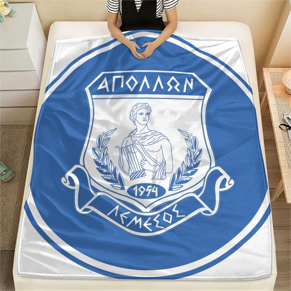 Apollon Limassol FC FlAannel Blanket, High Quality Comfortable for All Seasons, Home Decor, Warmth and Comfort