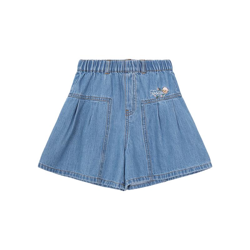 Teenie Weenie Kids Girl Denim Skort 120