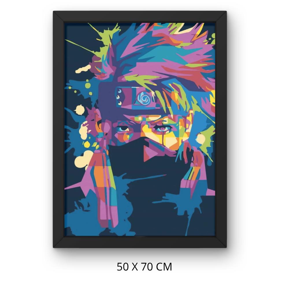 Obraz Do Malowania Po Numerach Z Ramą Anime Naruto 50X70 Cm