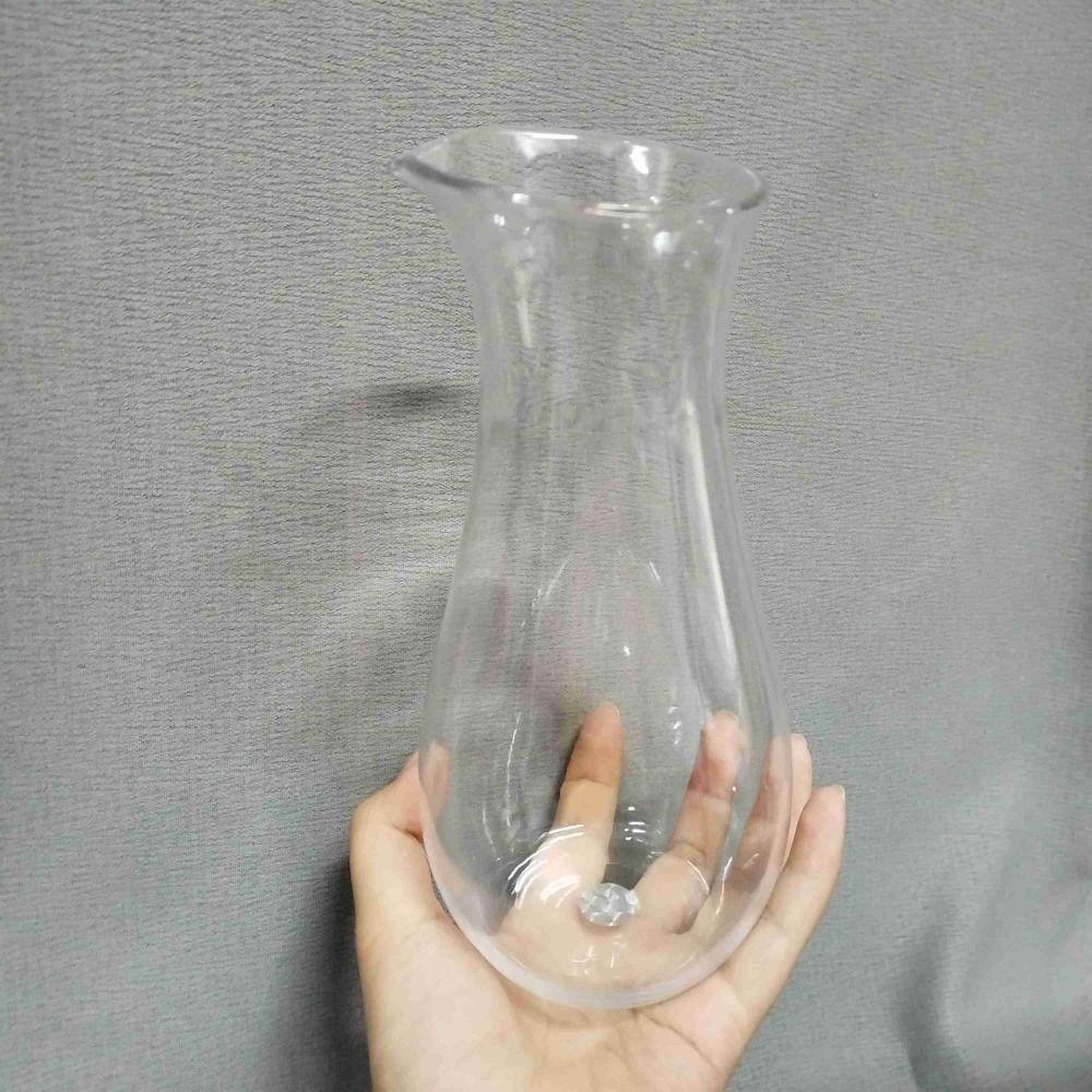 Transparent Juice Bottle Divided Hip Flask Wine Carafe Kettle Beverage Carafe  Fridge