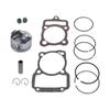 Yibai Motorcycle Cylinder Kit for FT150, 62mm Bore, 13mm Shore, Black