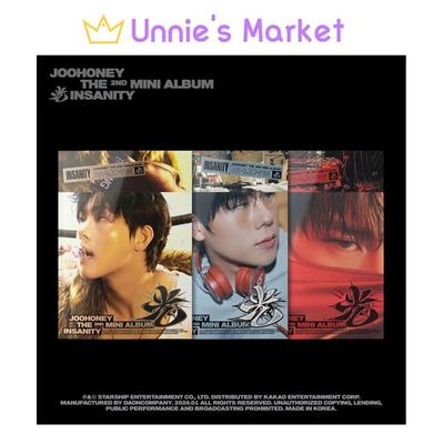 JOOHONEY(MONSTA X) - INSANITY The 2nd Mini Album + Free Gift