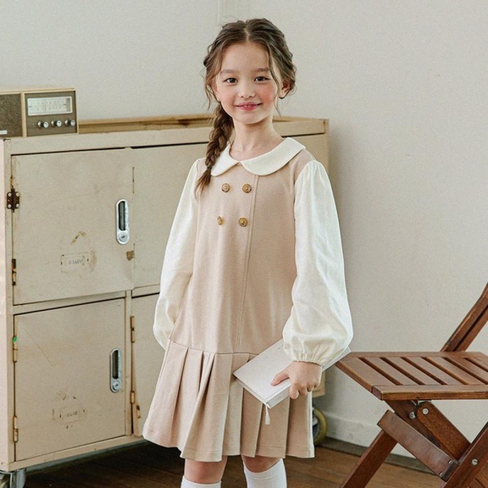 

Olivan Basic Layered Dress Beige beige/130