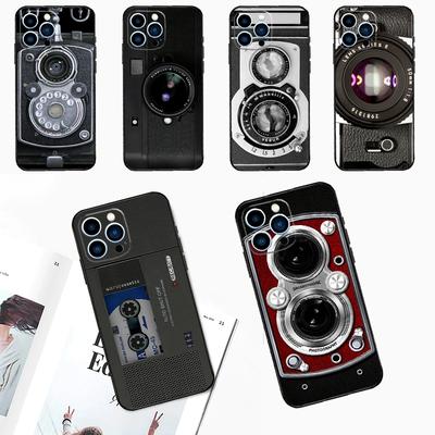 Retro Nostalgie Camera Telefoonhoesje Voor Samsung Galaxy S25 Ultra S20 S21 S22 S23 S24 Ultra Plus S9 S10 S25 FE Cover