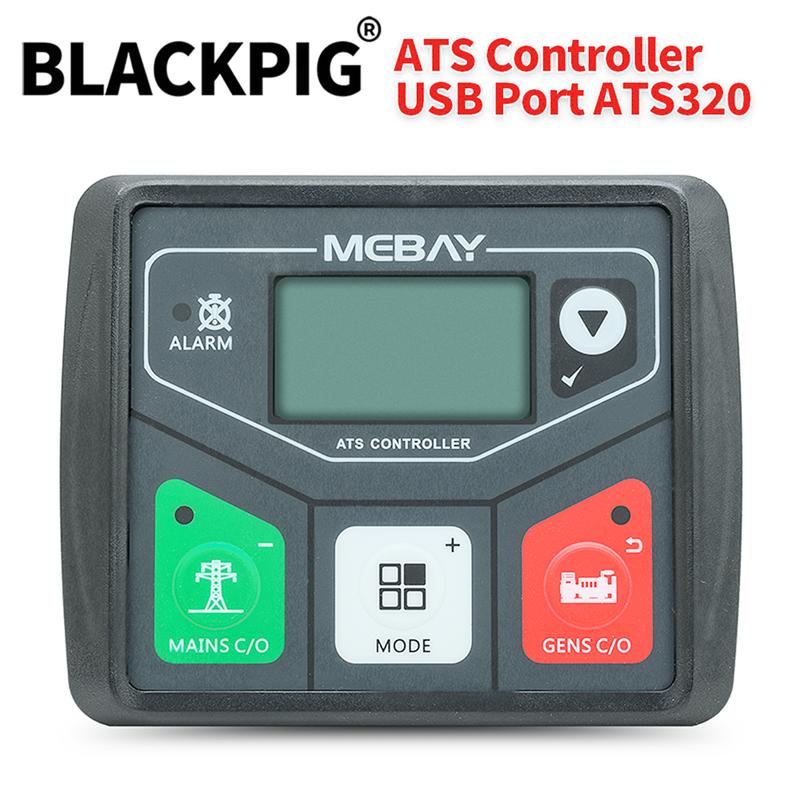 Original M ATS320 ATS320AC ATS320DC Generator ATS Controller Panel Automatic Transfer Switch Control Module With USB Port
