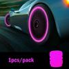 1-20PCS Luminous Car Tire Valve Cap Fluorescent Night Glowing Decor Motorcycle Bike Wheel Nozzle Dustproof Tyre Valve Stem Caps Valve Stems 1