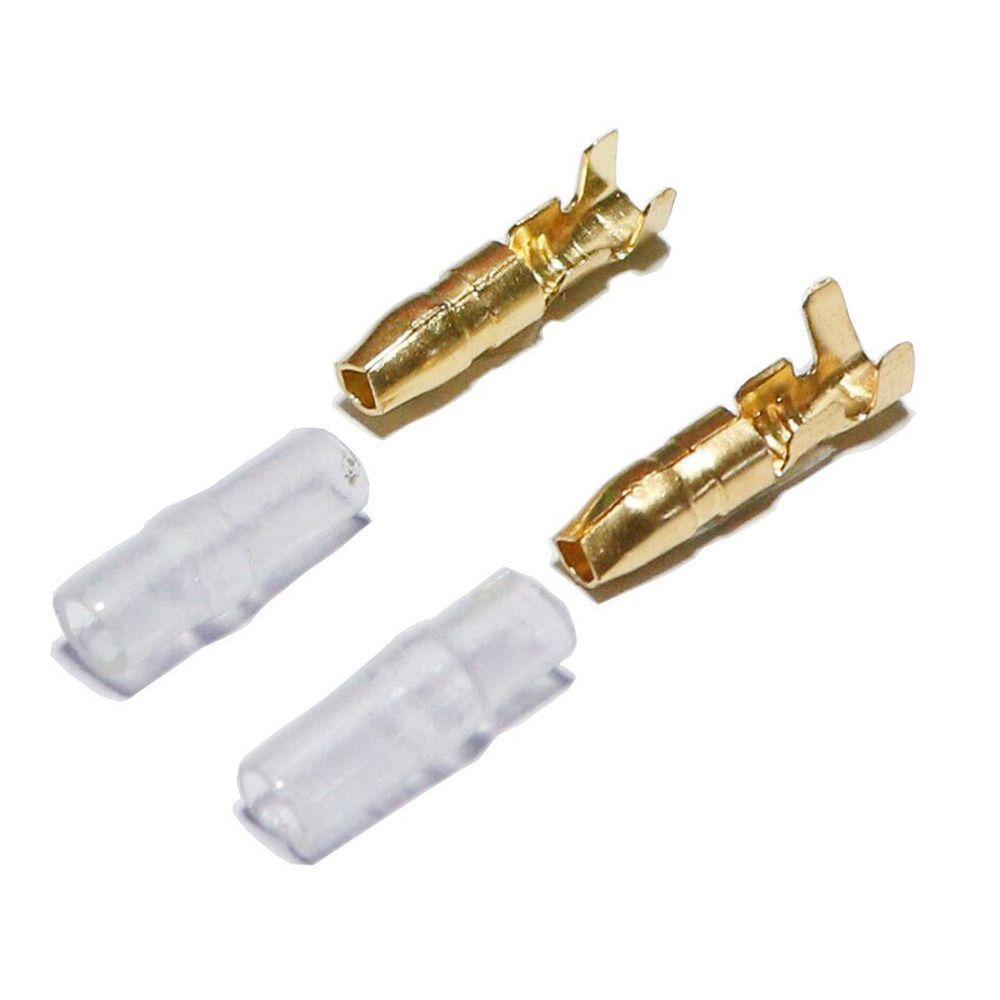 Tin Plated Copper Material Wire Connection Terminal Connector Set Transparent Sheath Male Female