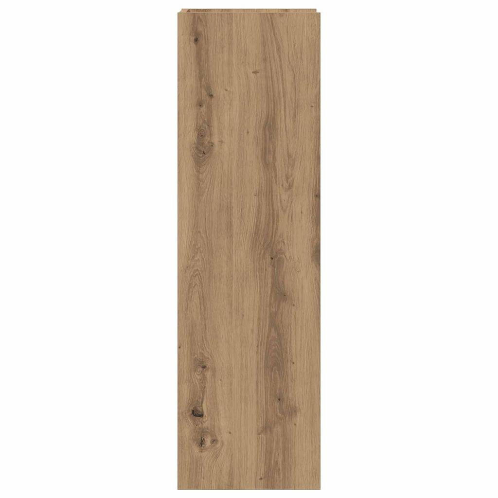 Plant Stand with Shelf 2 pcs Artisan Oak 30 x 30 x 100 cm