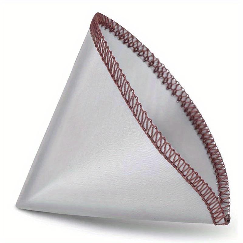 

Многоразовый фильтр для кофе с мелкой сеткой из нержавеющей стали, универсальный фильтр для кофе с капельным конусом, безбумажный 1PC