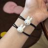 Kawaimiffy Rabbit Hair Tie Cartoon Couple Best Friend Sweet Forest-style Girl Hair Band Super Cute Instagram Hair Tie