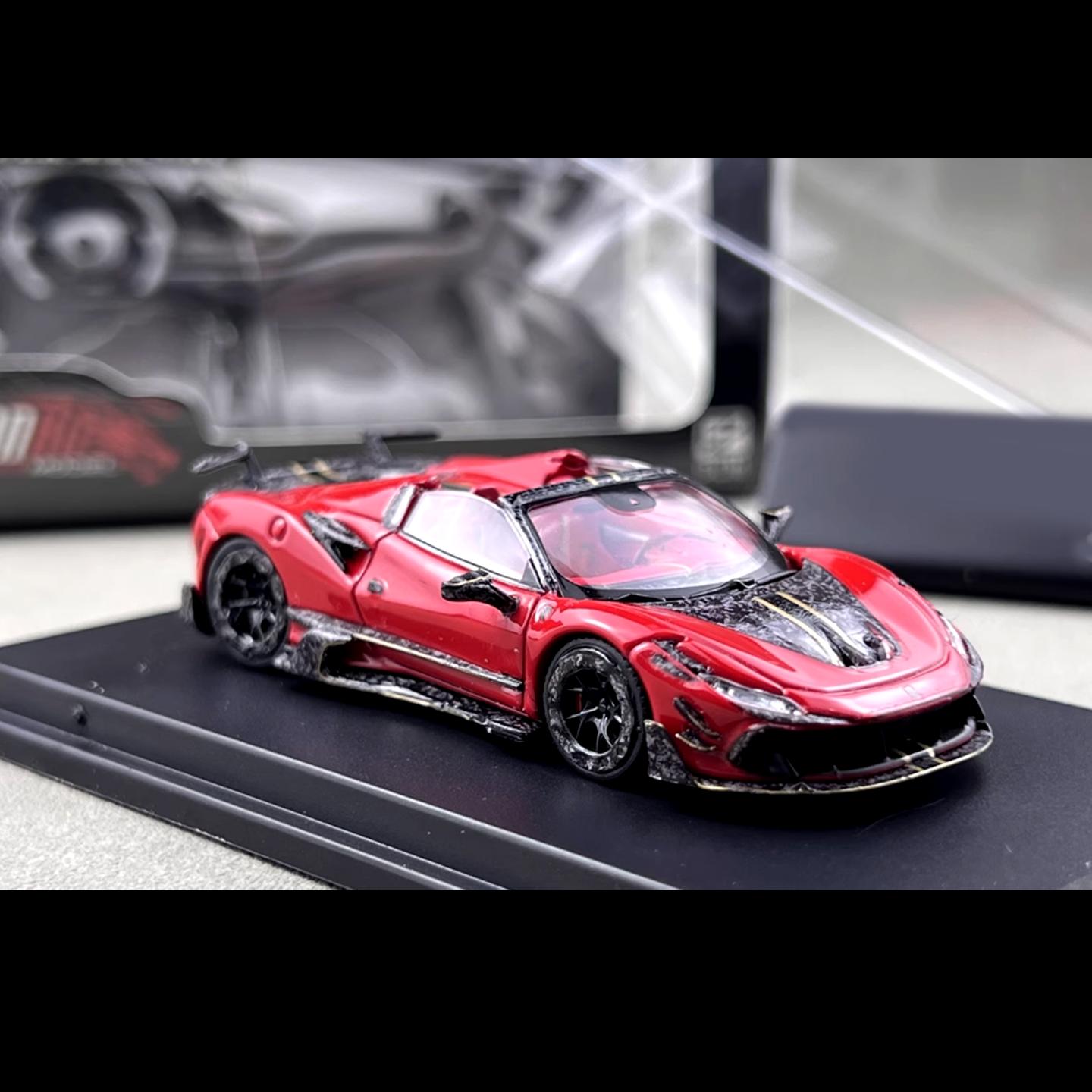 

D.BoModel&DCM 1/64 F8XX Spider MANSORY Alloy Motor Vehicle Toy Die-casting Metal Model Collection Boy Christmas Gifts красный