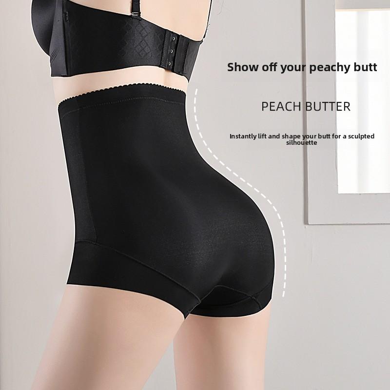 Ladies Summer Slim Sexy Lace High Waist Tuck Light Plastic Base Safety Panties