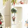 Christmas Tree Air Balloon Ornament Decoration for Festival Party Indoor Green Old Man