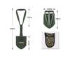 Garden Tools Mini-Military Portable Foldable Shovel Survival Spade Emergency Trowel For Outdoor Camping Tool
