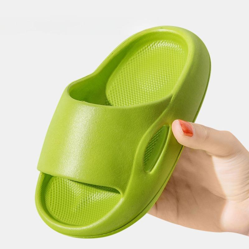 Children's Slippers Summer Home Bathroom Anti-slip Slippers Solid Color Soft Bottom Men and Girls Sandals