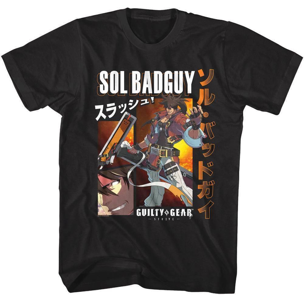 Guilty Gear Strive Sol Badguy Men T Shirt S