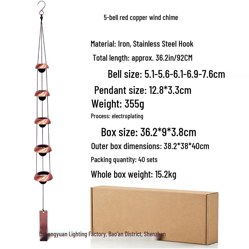 Sympathy Memorial Aluminum Wind Chime Ornament Gift