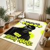 Personalized Crystal Velvet Carpet,Travis Scott Custom Printed Name, Plush Area Rug For Home Indoor Decor