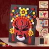 Decorative Ornaments Beijing Opera Mask Craft Material Kids DIY Mask Paint  Masquerade Party