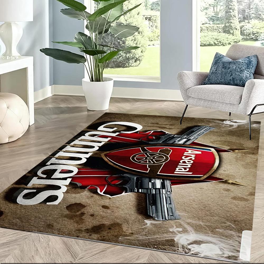 Arsenal Area Rug Perfect for Decorate room Hallway Foyer Dining Room Antislip Carpet Anime Office Decor Perfect Gift for Women/Men