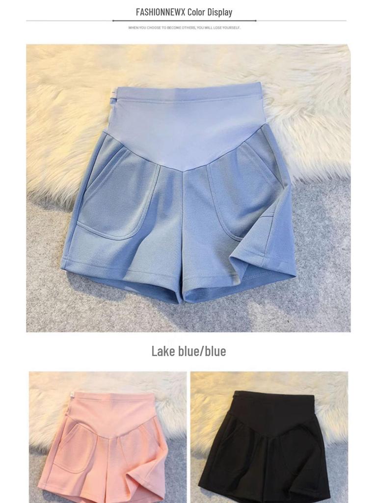 Summer Maternity Wide-Leg Shorts: Lightweight, Casual, and Comfortable for Early Pregnancy