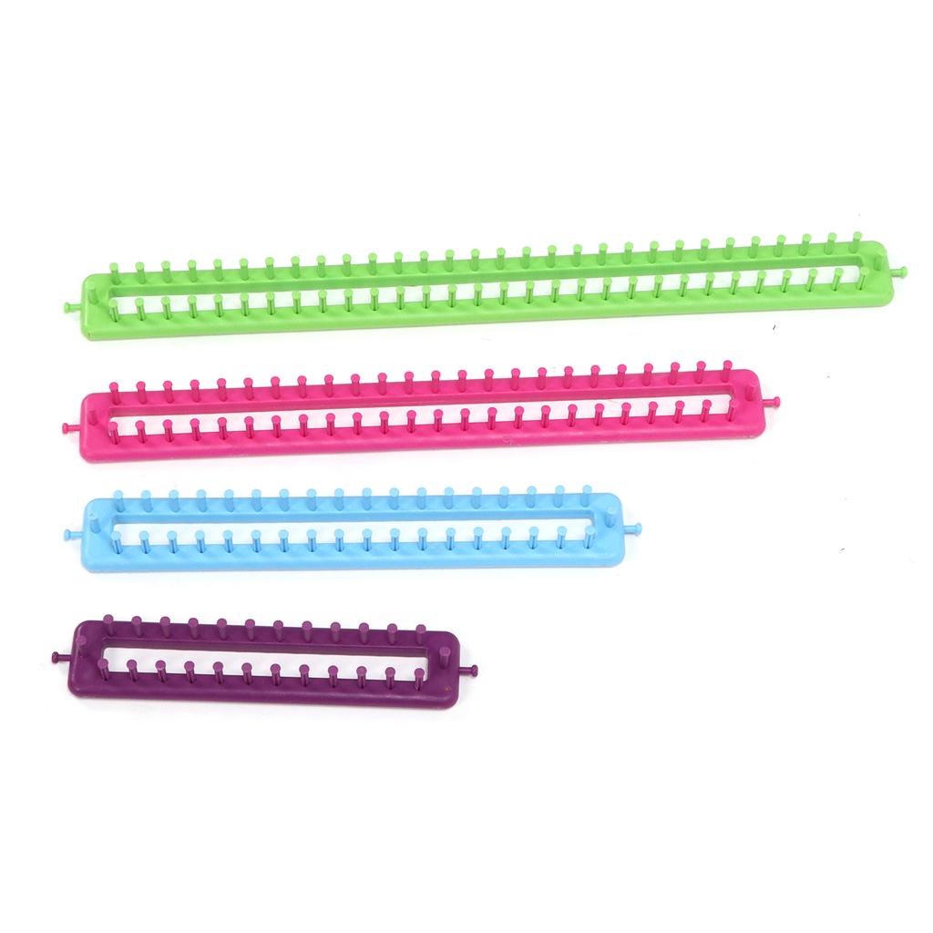 Strickrahmen Bunte Plastik Schal-Herstellungswerkzeuge DIY Häkelset für Kinder Erwachsene