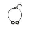 Bracelet en métal à boucle rétro en forme de 8 - Design européen-américain simple, élégant et chic