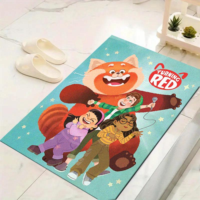 Cartoon Red Panda Carpet Rug for Living Room Bedroom Home Sofa Decoration,Kids Play Non-slip Floor Mat