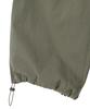 Uallong Essential Twill String Banding Wide Pants - Khaki