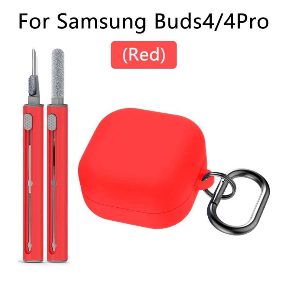 With Keychain Earphone Case Anti-fall Earbuds Accessories for Samsung Buds 4/4 Pro