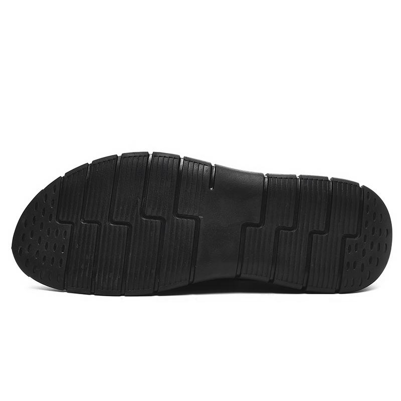 New Men's Casual Shoes Handmade Leather Loafers Comfortable Men's Shoes Leather Flat Moccasins Men Sneakers