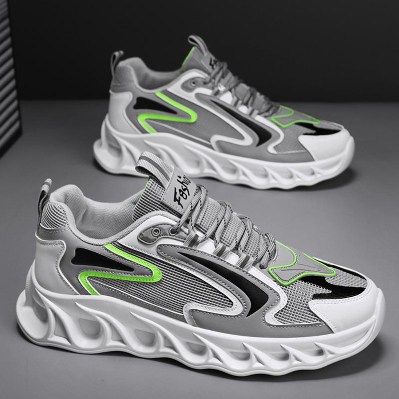 Herenschoenen herensportschoenen heren lage schoenen wit 2025 casual ronde neus veterschoenen hardloopschoenen