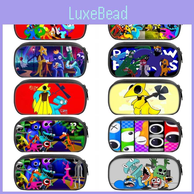 Rainbow Friends 2 Pencil Case Large Capacity Durable Nylon Material