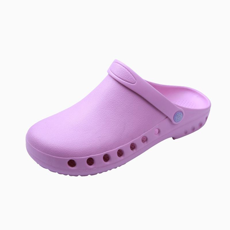 EVA Operating Room Medical Shoes Are Comfortable and Soft, Simple Hole Shoes Are Soft and Breathable, Nurse Shoes, Women's Dust-free Workshop S