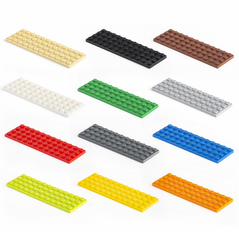 15pcs Small Particle 3029 MOC Building Block 4x12 Plate Brick Board Accessories Building Block Castle Toy