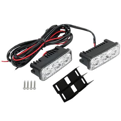 Tigle Blanc 3 LED Denní Světlo, Mlhovka, Motocykl, Auto, Vysoká Svítivost, Všeobecné Použití, Pomocné