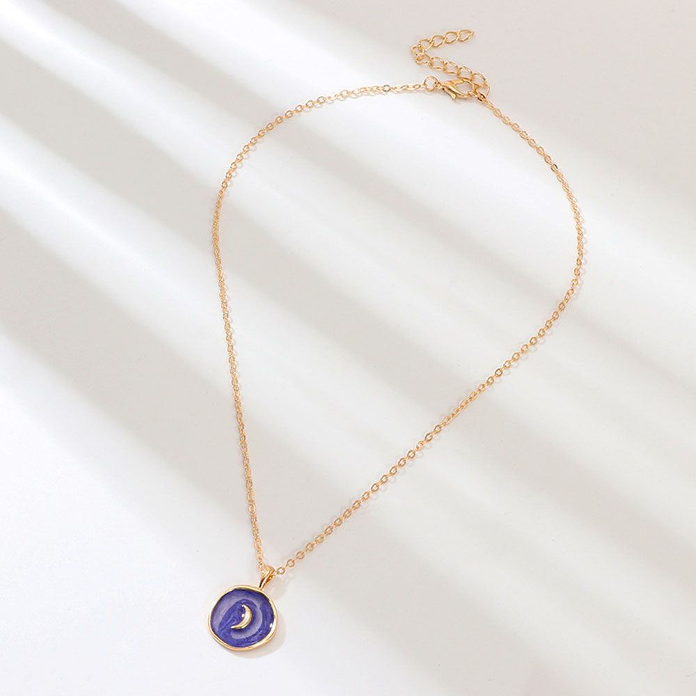 

Multi Colors Heart Star Round Necklace Necklaces Jewelry Clavicle Chain Fashion Accessories