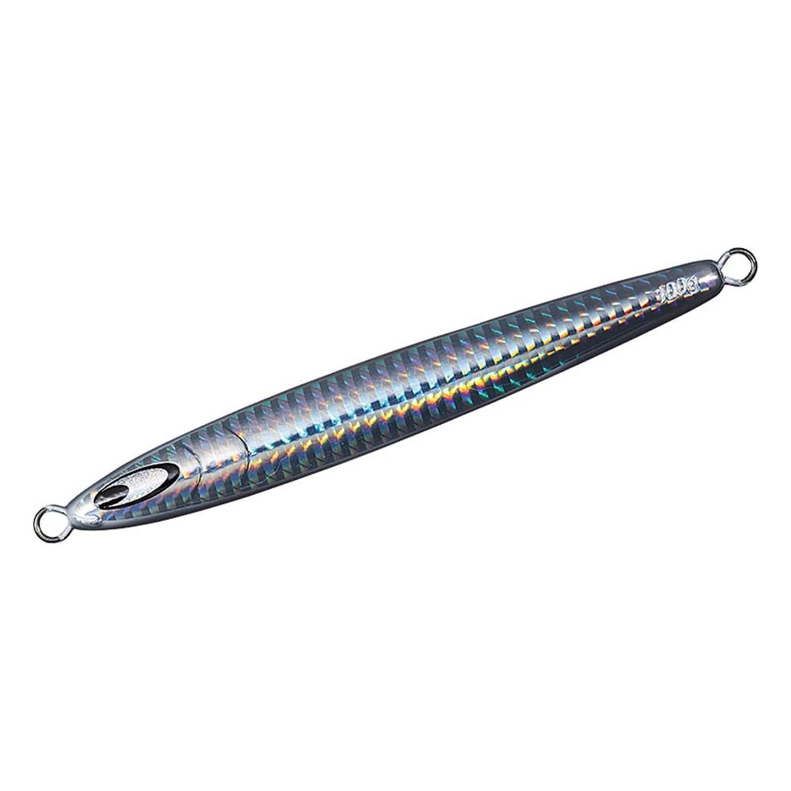 

Daiwa Hairtail Kyoga Parallel Holo Silver Jig, Semi-Long, 160g,