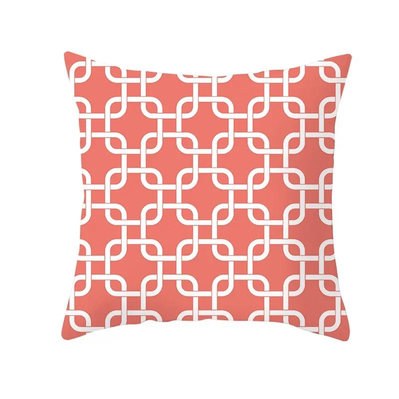 Coral Pillow Case Spring Home Decor Decorative Live Coral Tropical Style Pillow Cushion Cover for Sofa ize Funda Cojin
