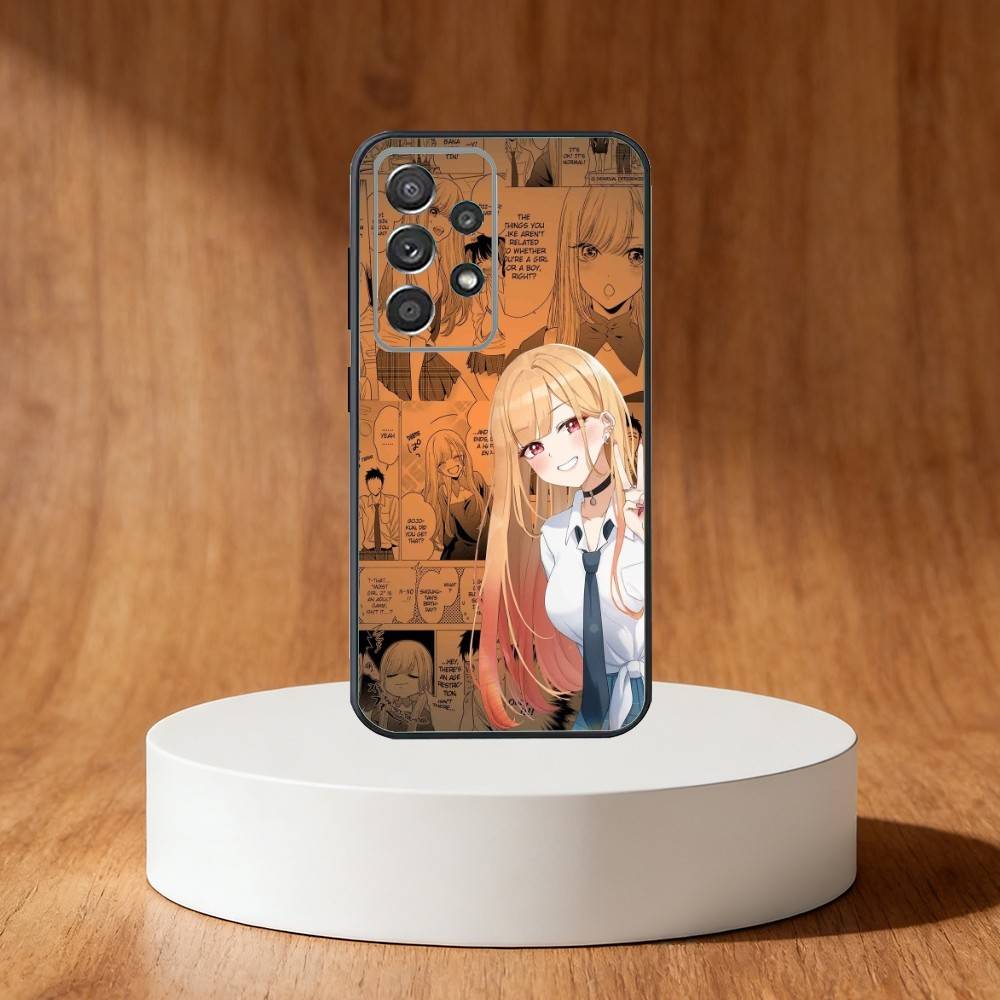 M-Marin Kitagawa Phone Case For Samsung S25,S24,S21,S22,S23,S30,Ultra,S20,Plus,Fe,Note,10,9,5G Black Cover