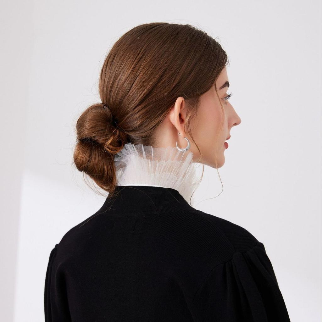 Female Stand Shirt Fake Collar for Women Suit Half Shirt Blouse Tops Detachable Blouse Tops False Collar Neckwear Accessories